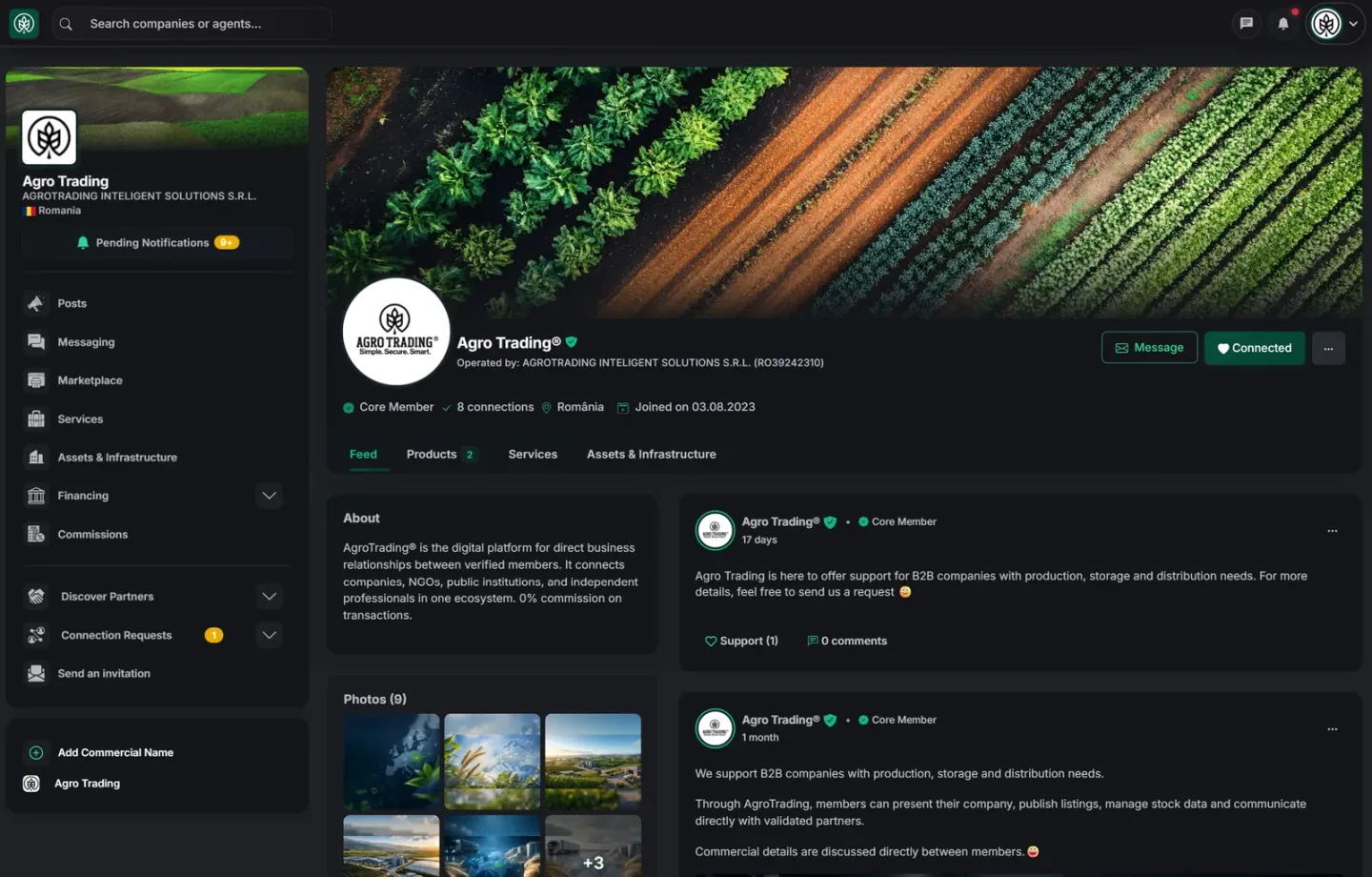 AgroTrading Features